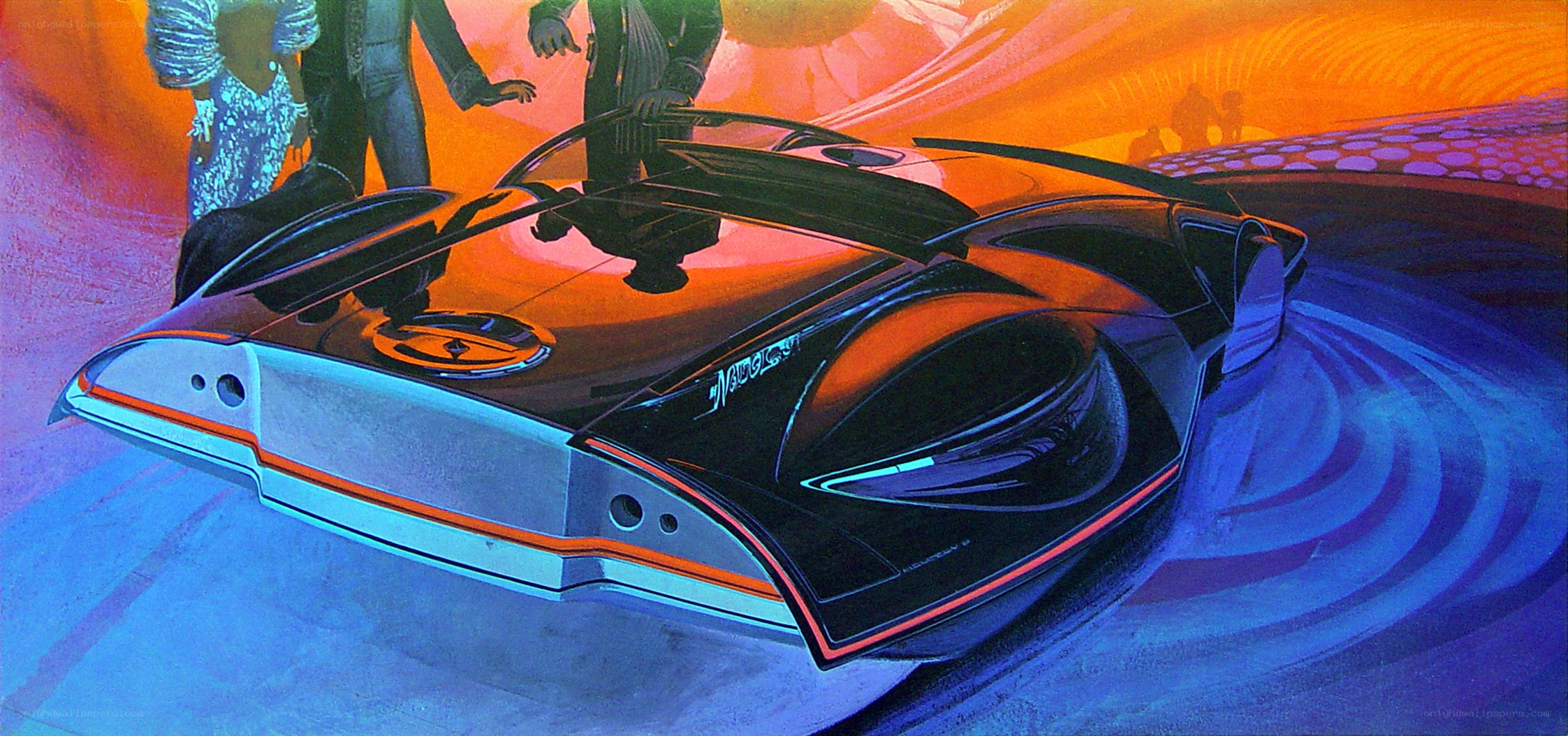 futuristic car concept art