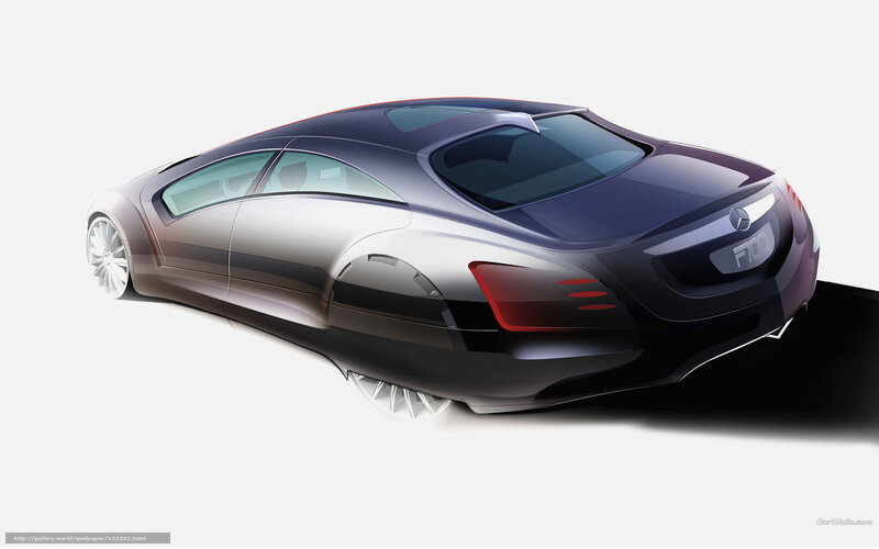 Futuristic Car Concept — Black, Sleek