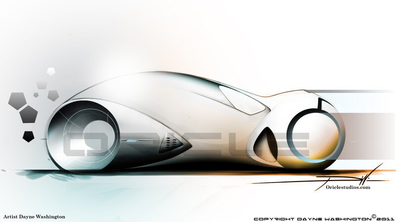futuristic car concept design