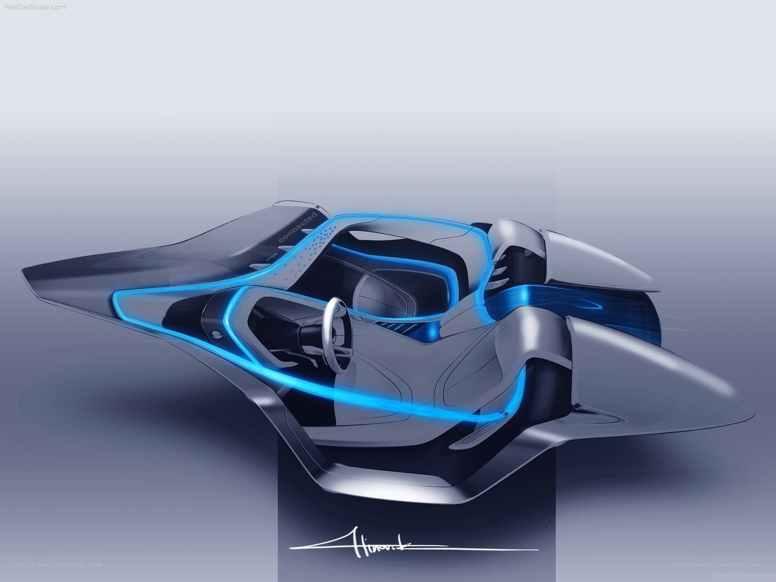 futuristic car concept design
