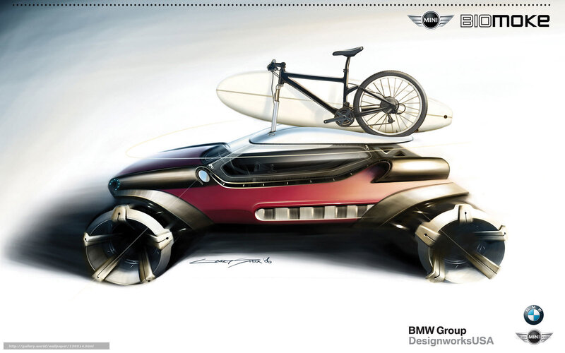 Futuristic Car Concept — Red