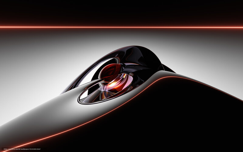 Futuristic Car Design — Black, Dramatic