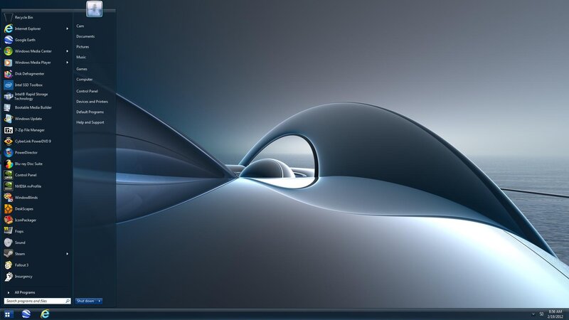 Futuristic Car Design — Blue