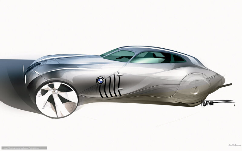 futuristic car design sketch