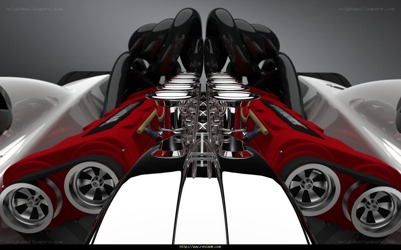 futuristic car engine design