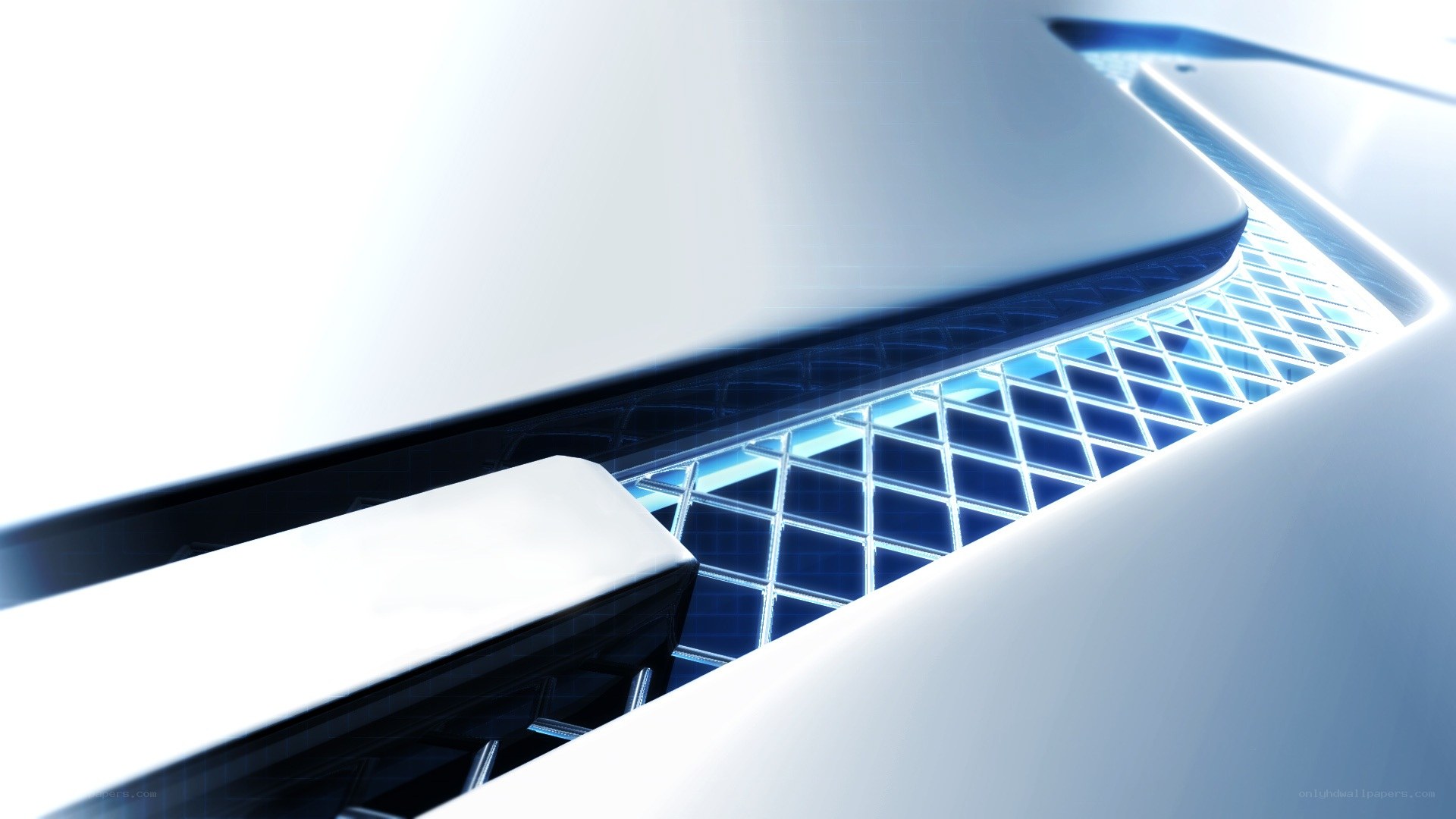 futuristic car grille design