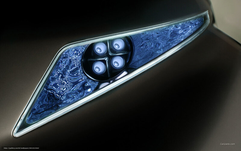 futuristic car headlight design