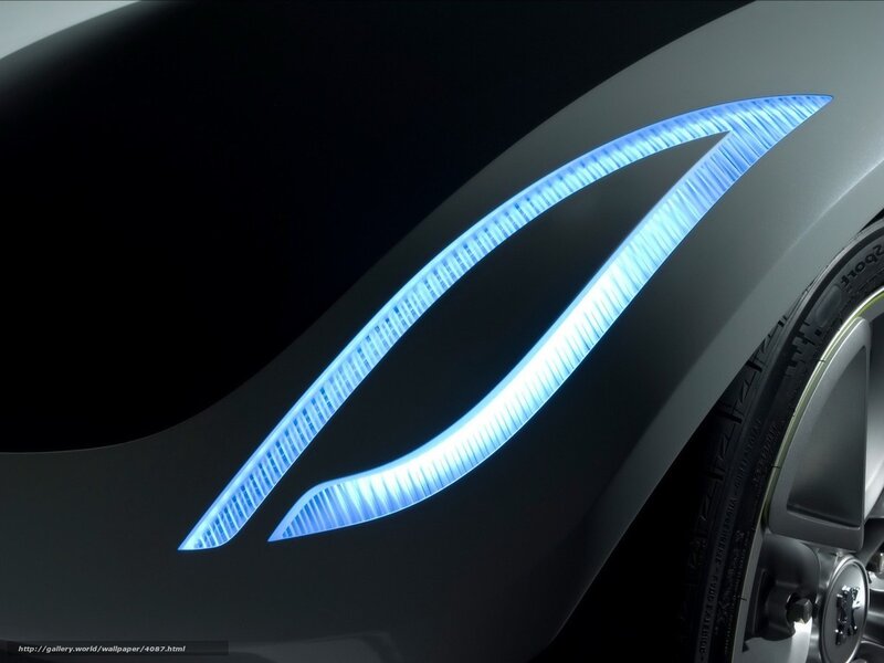futuristic car headlight design