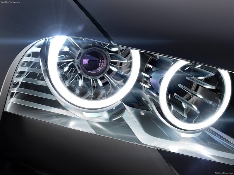 futuristic car headlights