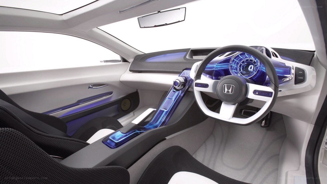 futuristic car interior