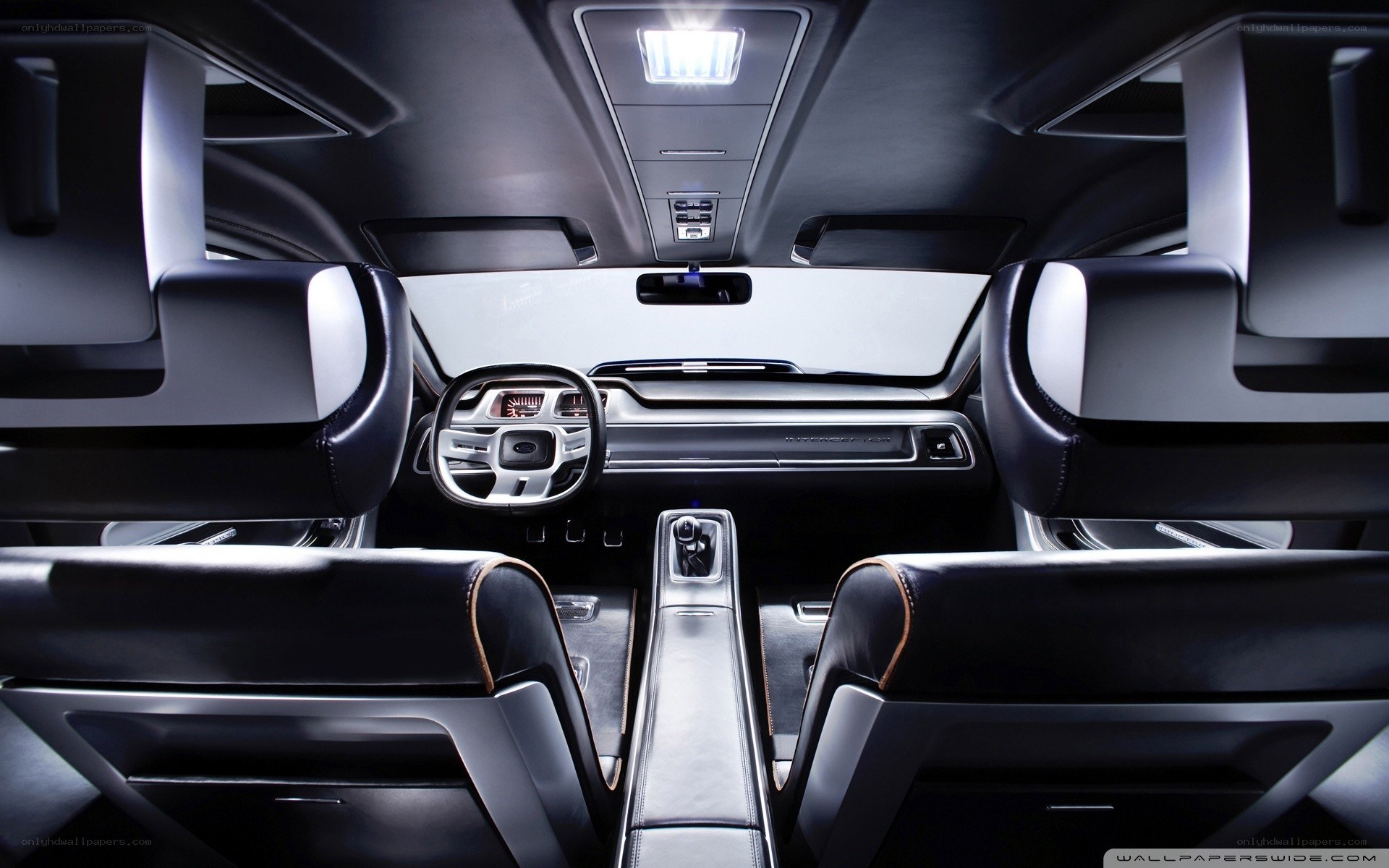 futuristic car interior