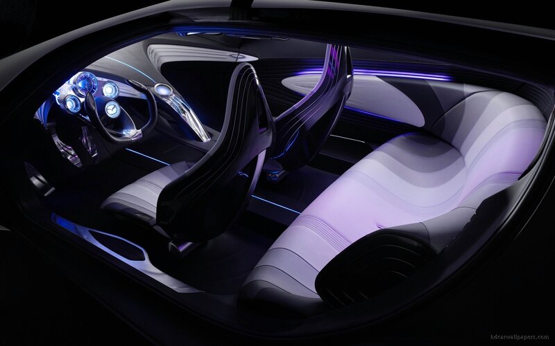 futuristic car interior