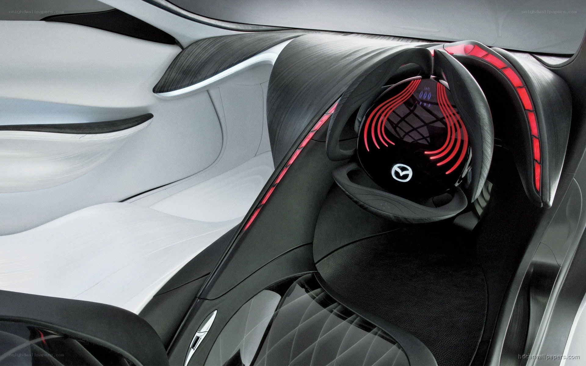 futuristic car interior