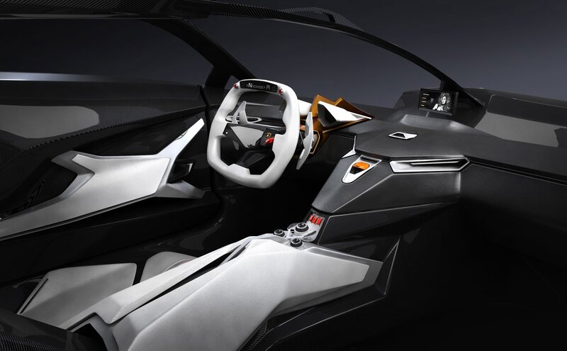futuristic car interior