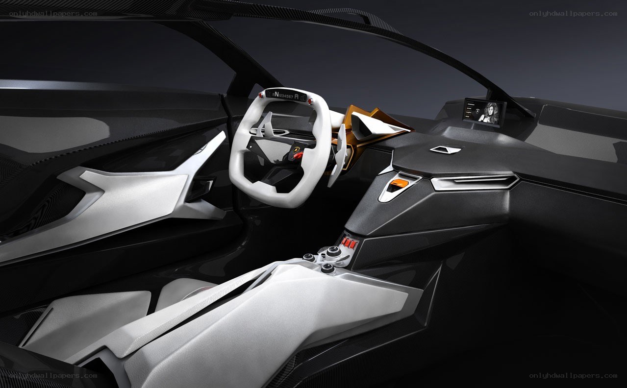 futuristic car interior
