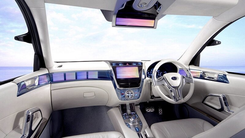 futuristic car interior
