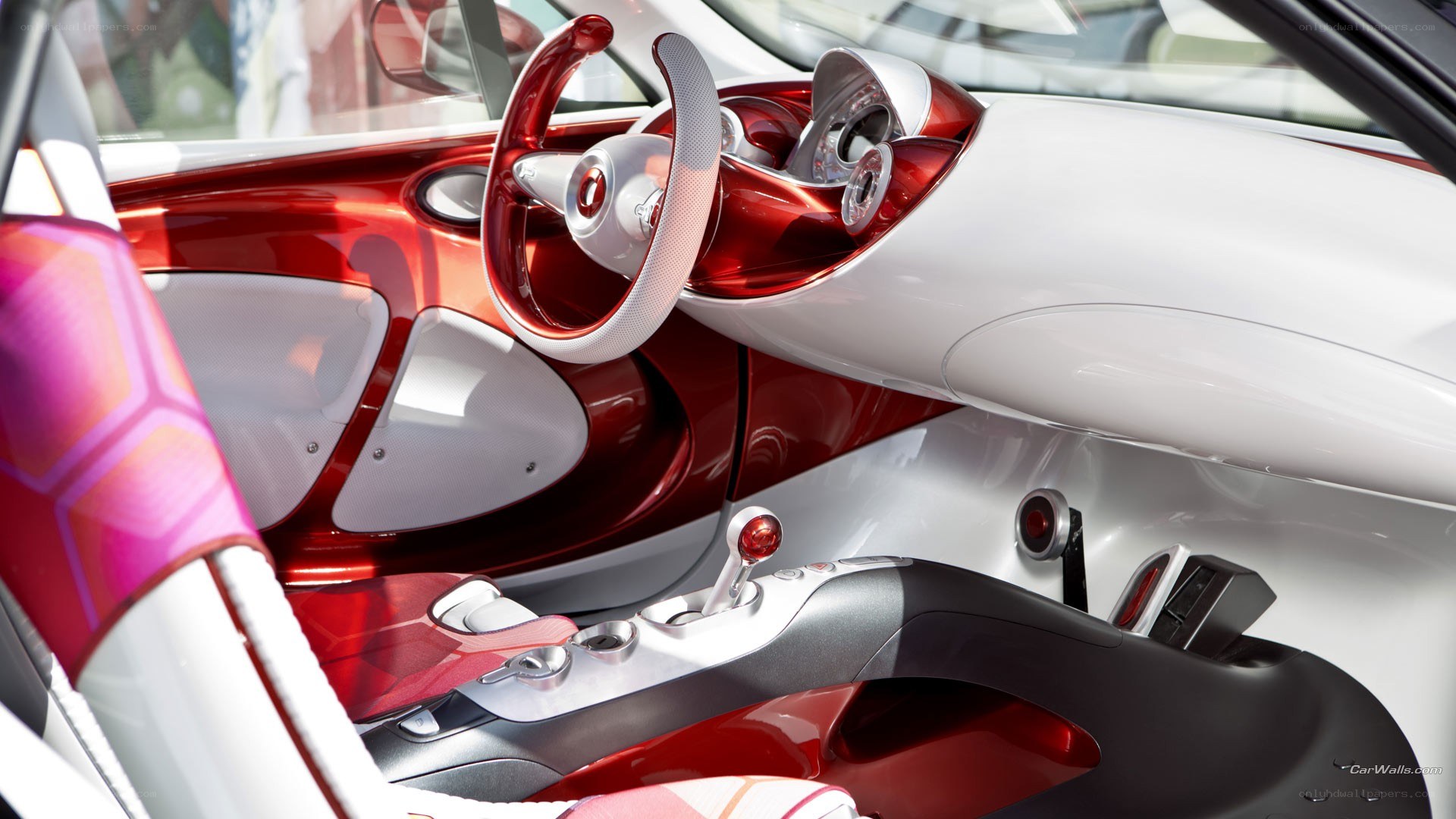 futuristic car interior