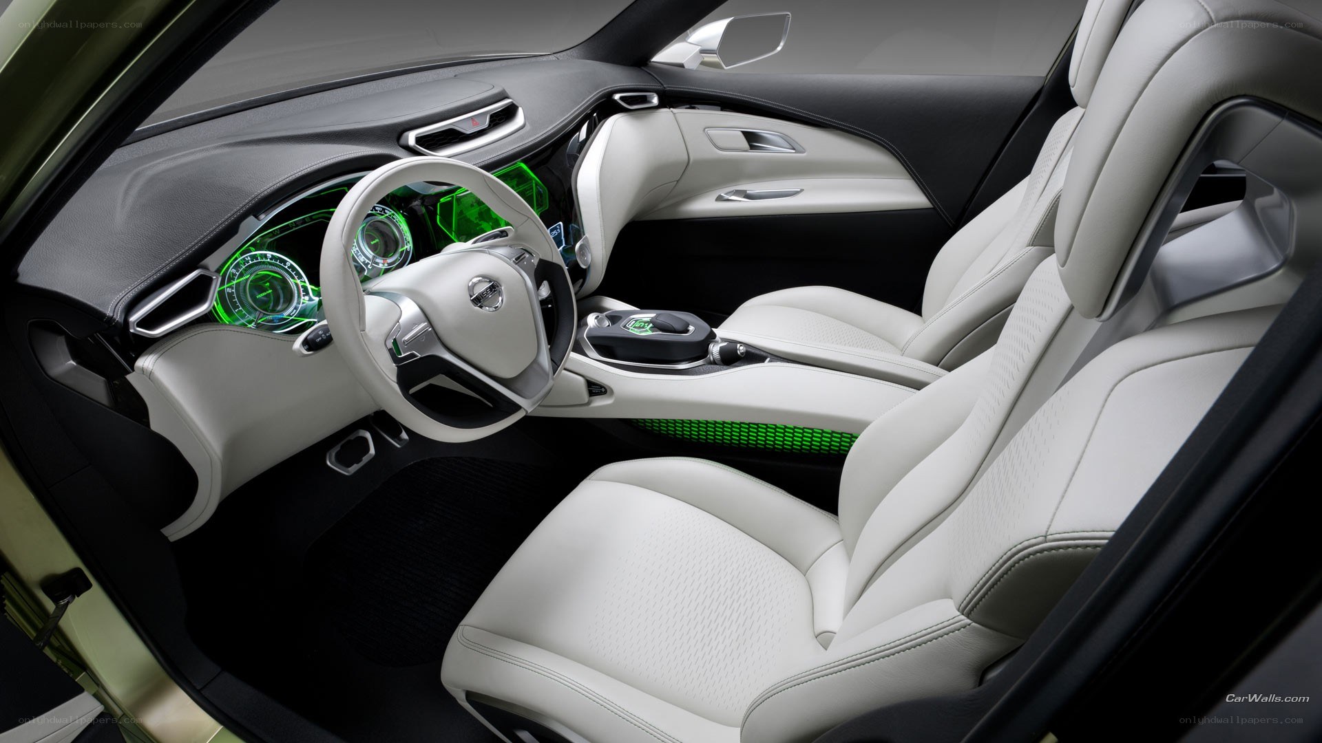 futuristic car interior