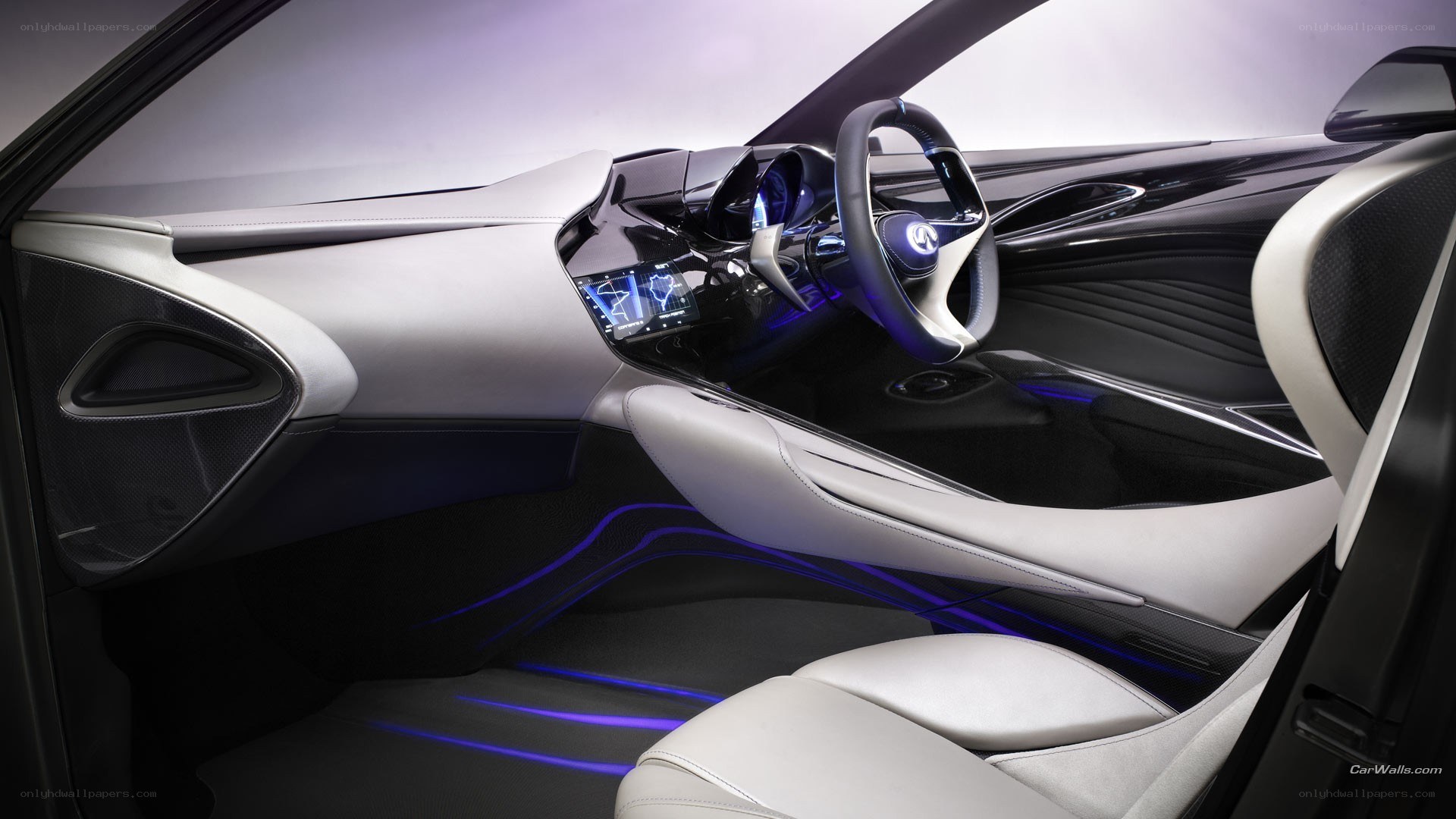 futuristic car interior