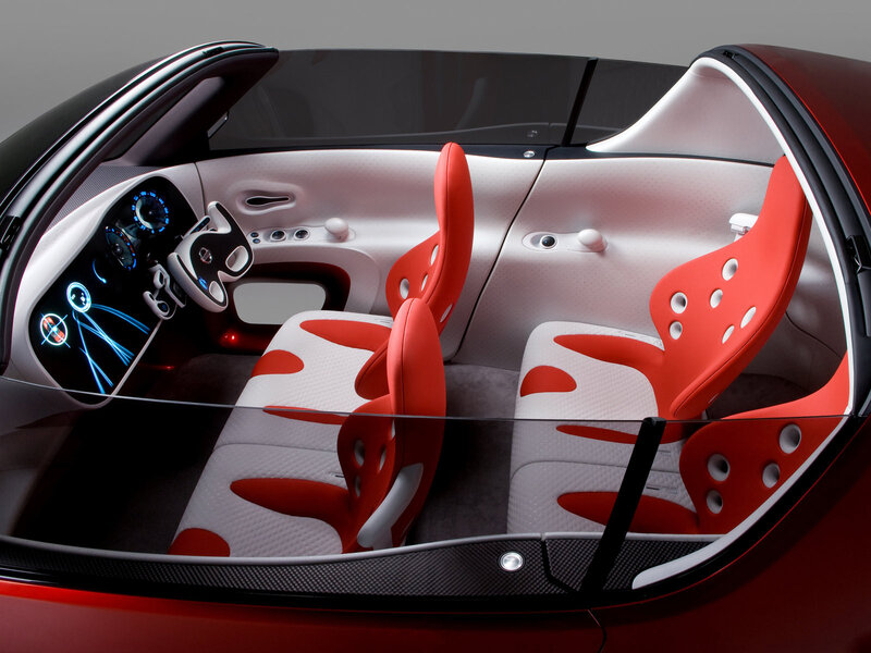 futuristic car interior