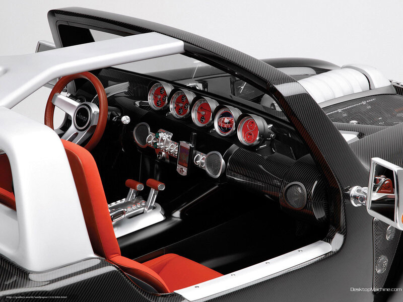futuristic car interior