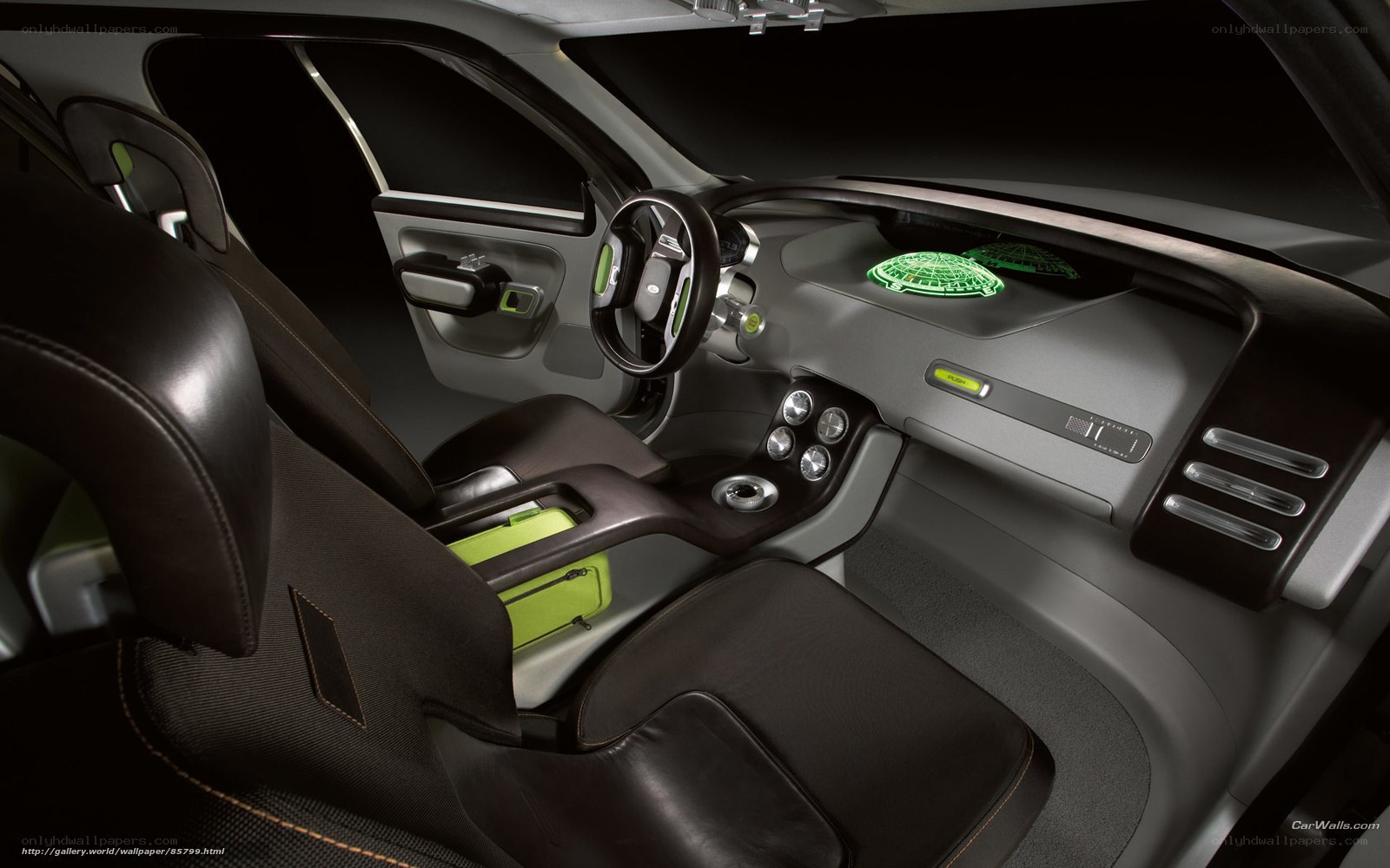 futuristic car interior