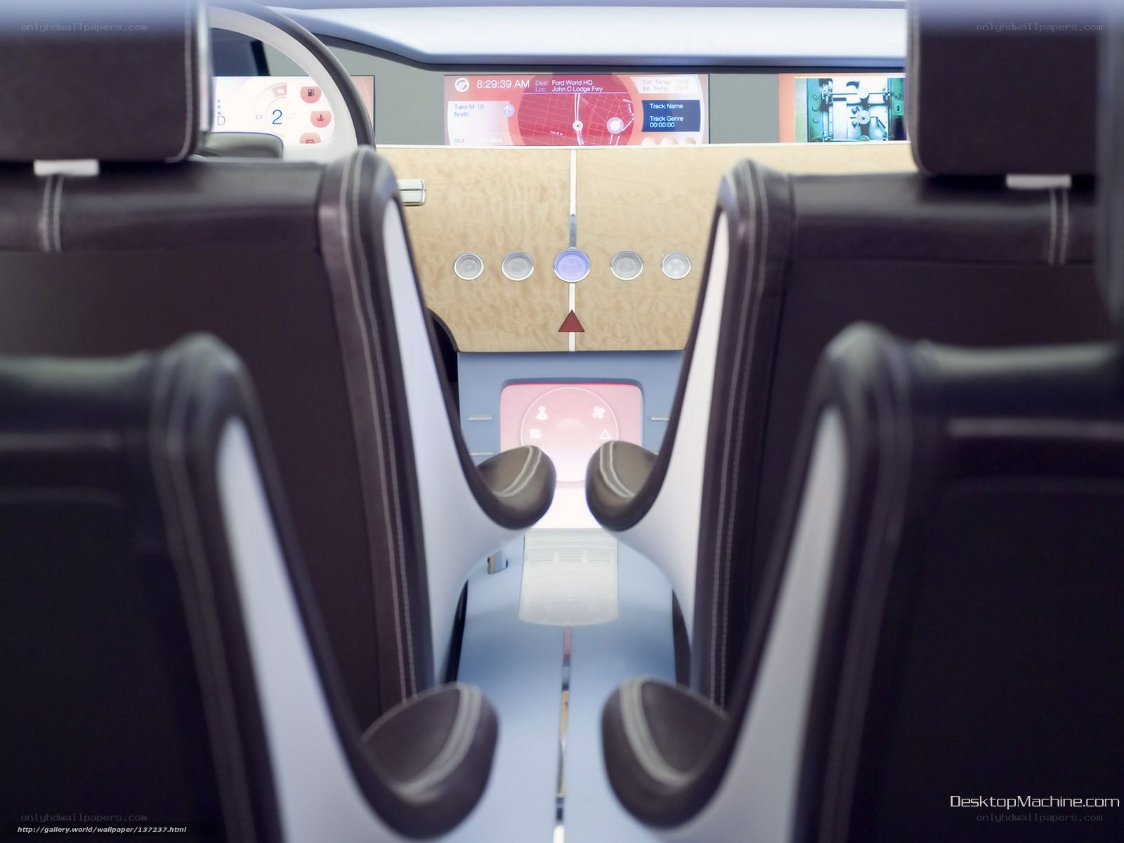 futuristic car interior