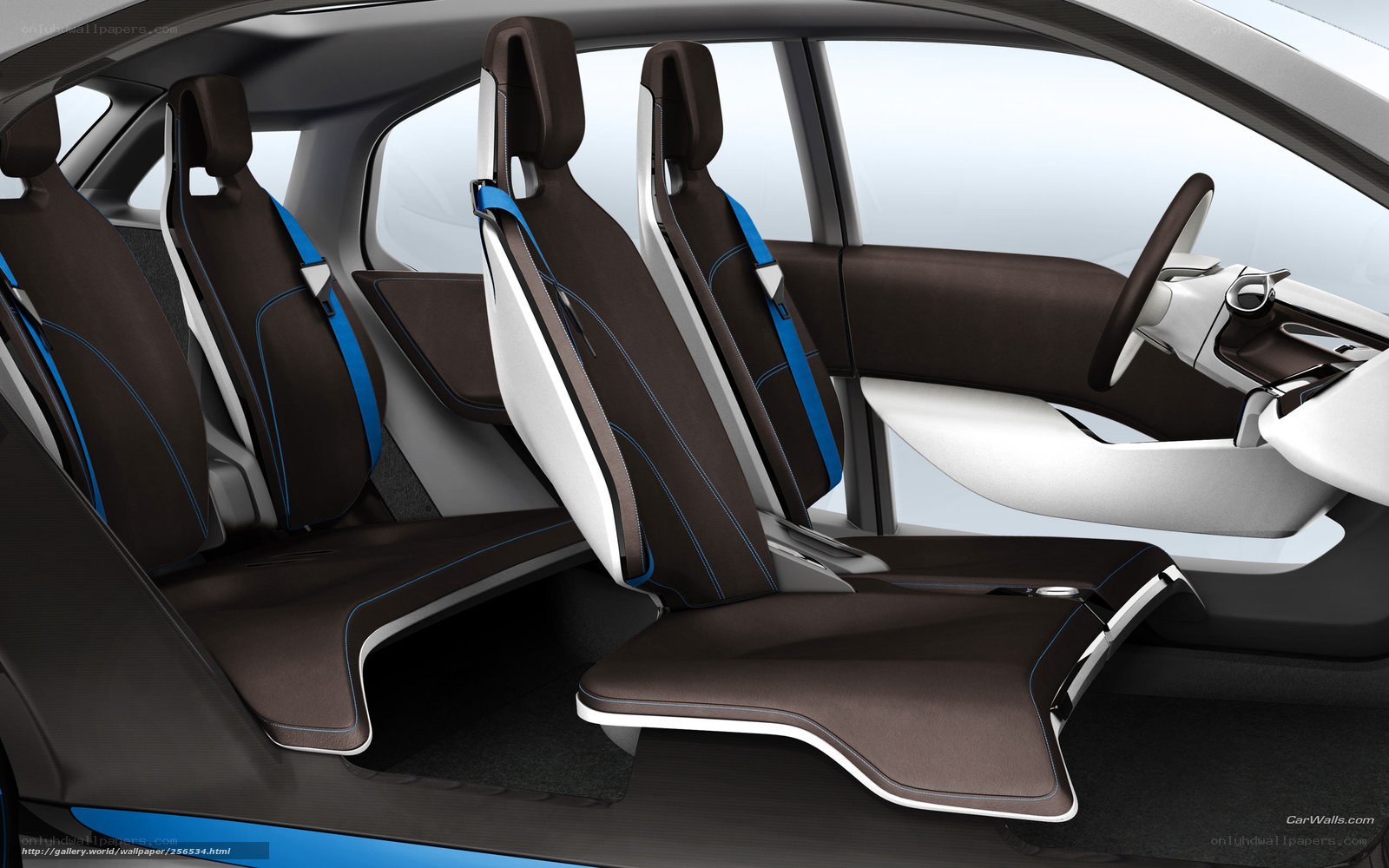 futuristic car interior