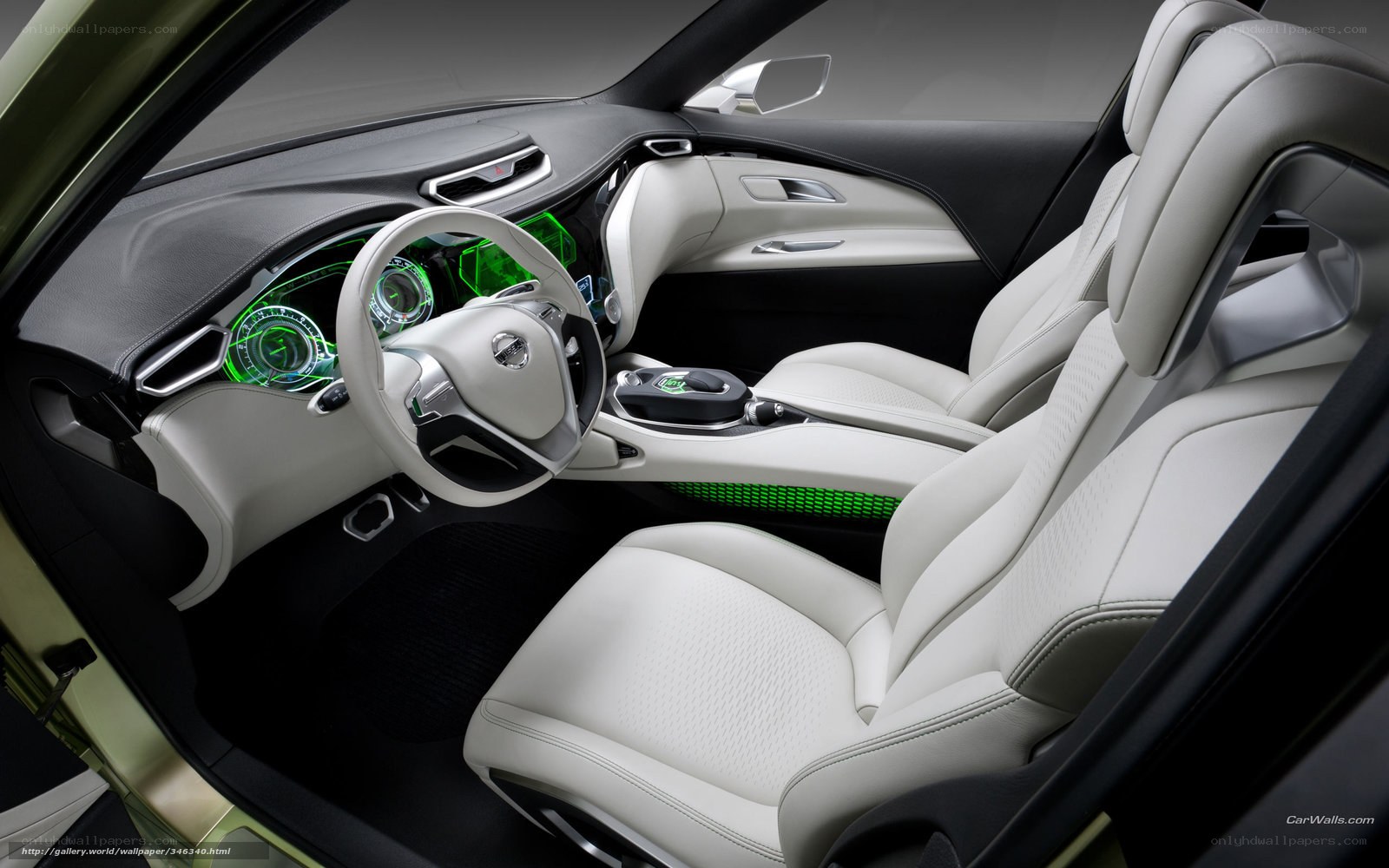 futuristic car interior