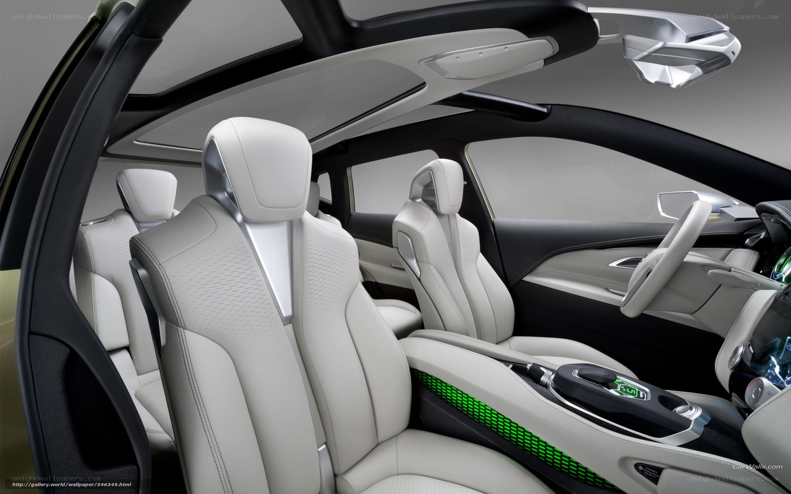 futuristic car interior