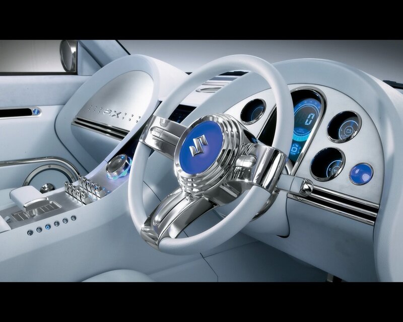 futuristic car interior