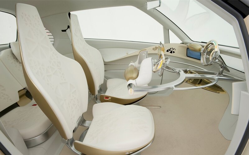 futuristic car interior