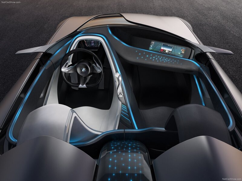 futuristic car interior