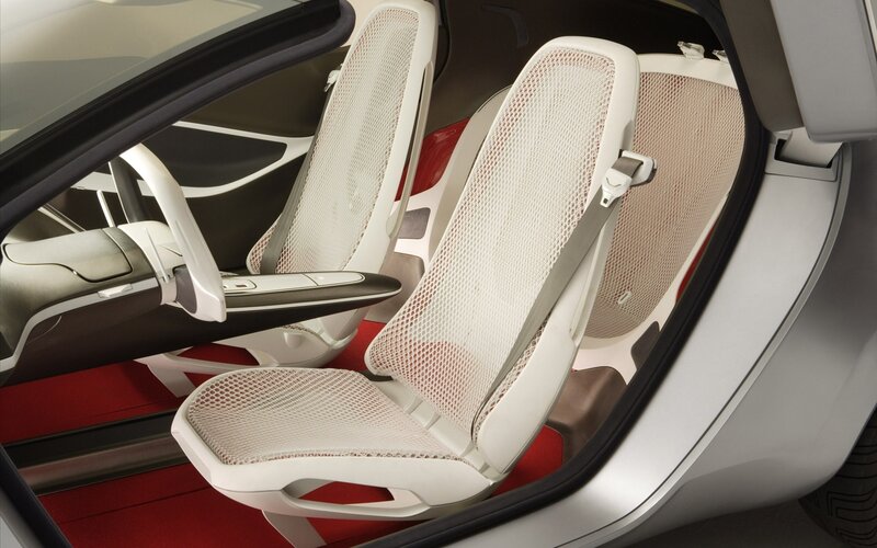 futuristic car interior