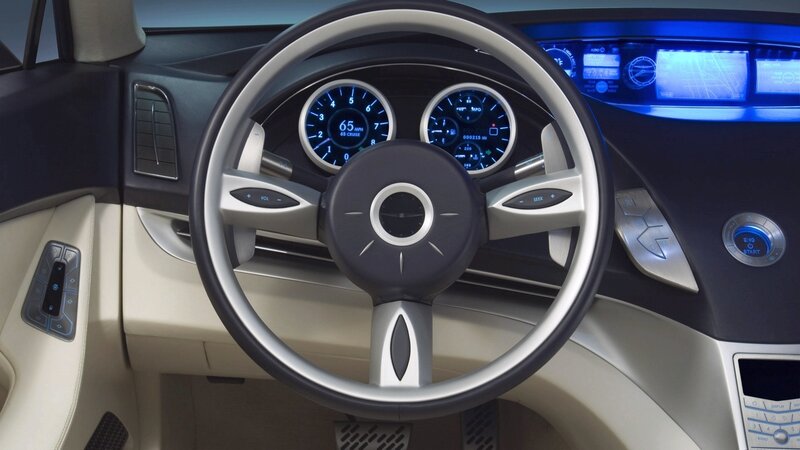 futuristic car interior