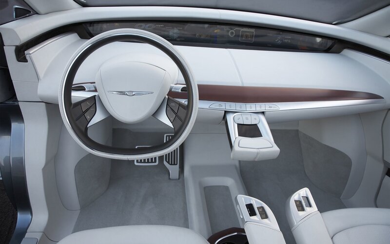futuristic car interior