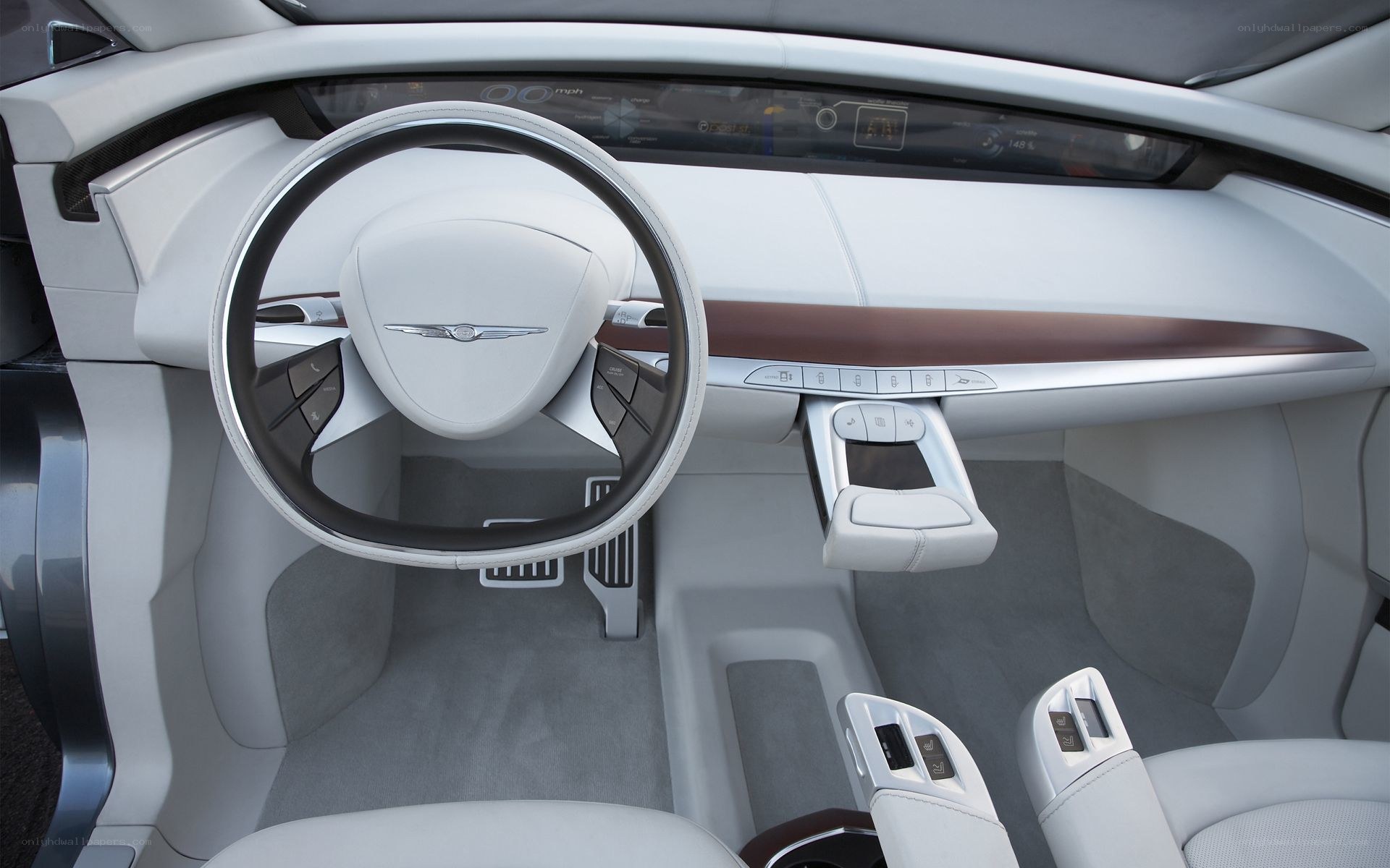 futuristic car interior