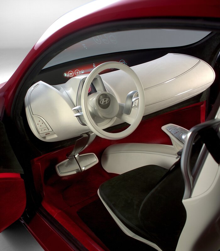futuristic car interior