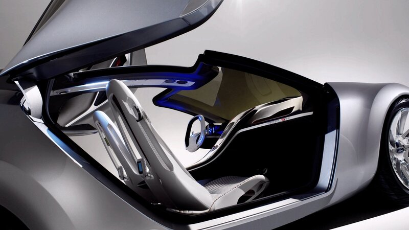 futuristic car interior