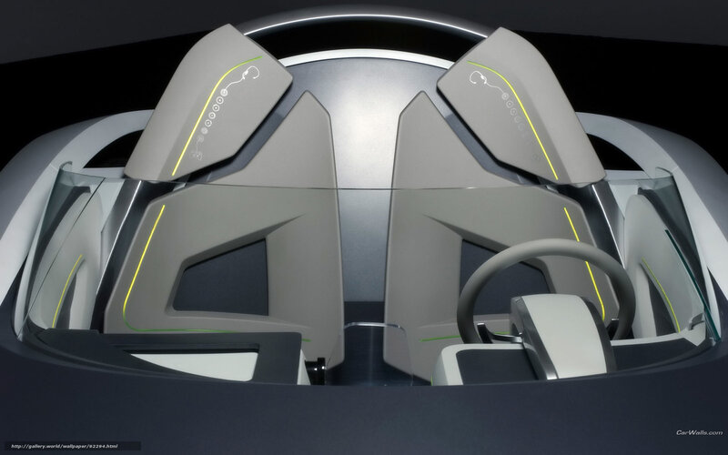 futuristic car interior concept