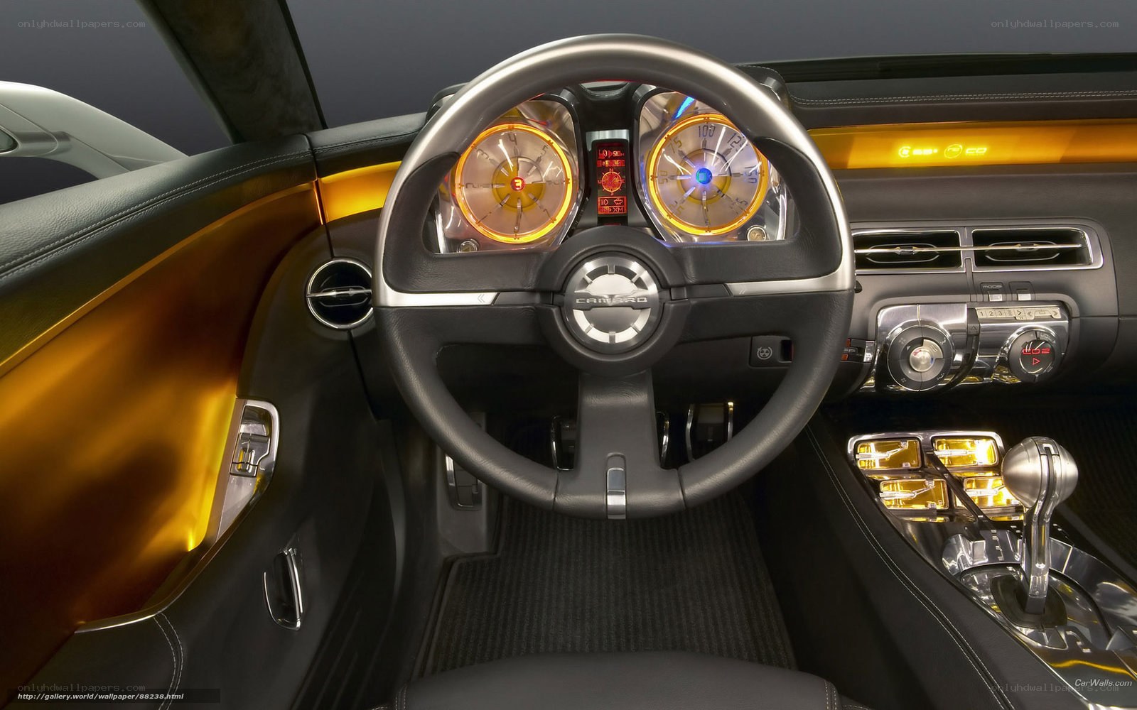 futuristic car interior dashboard