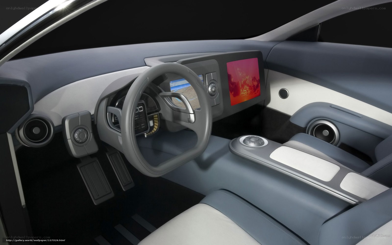 futuristic car interior design