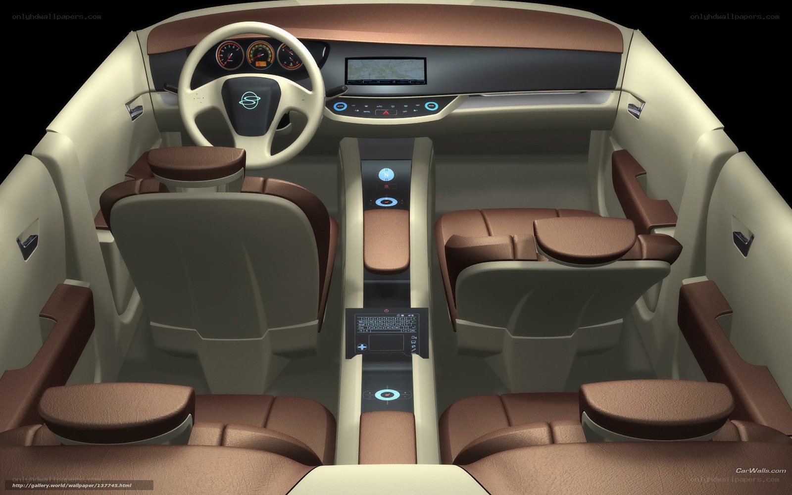 futuristic car interior design