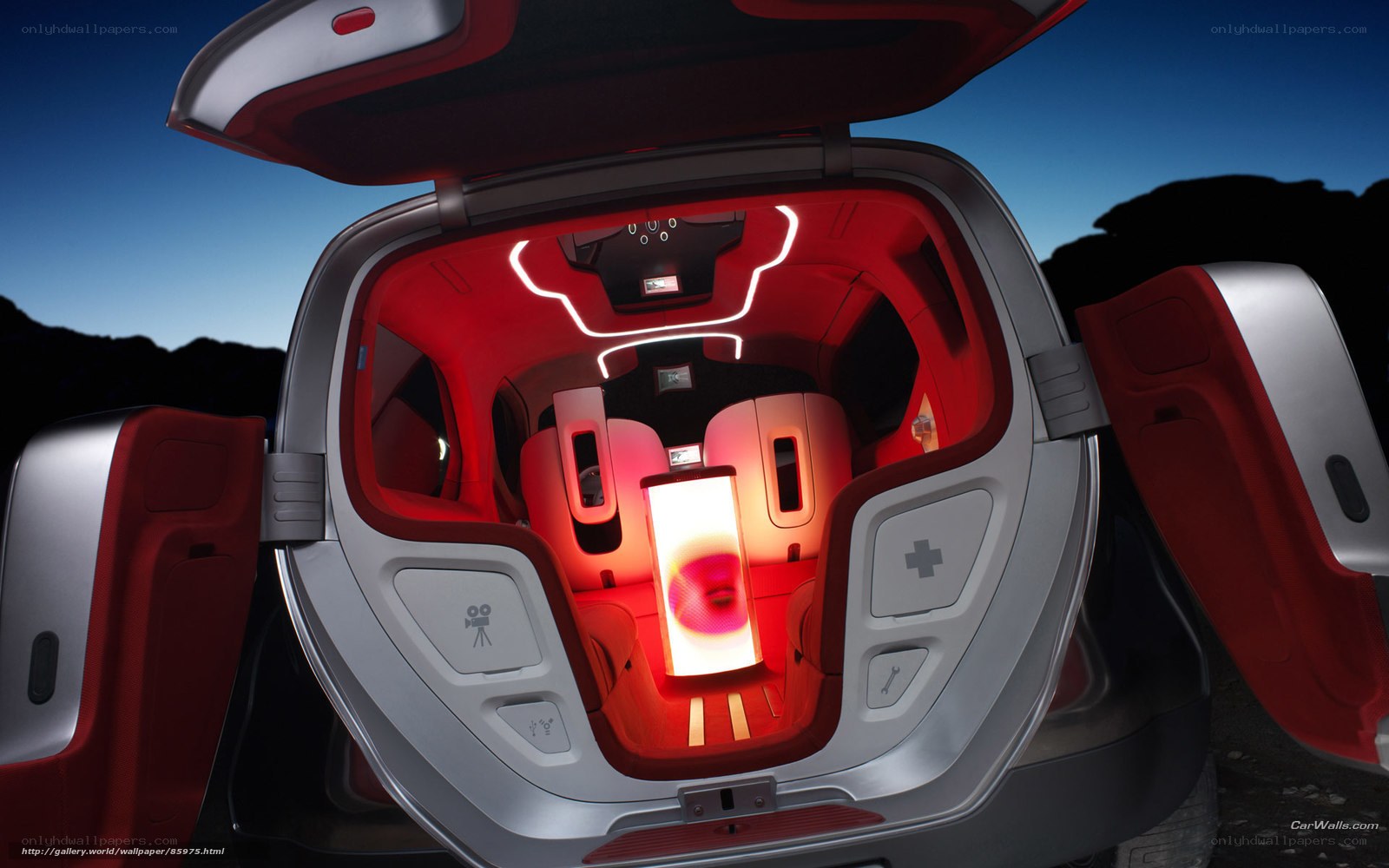 futuristic car interior design