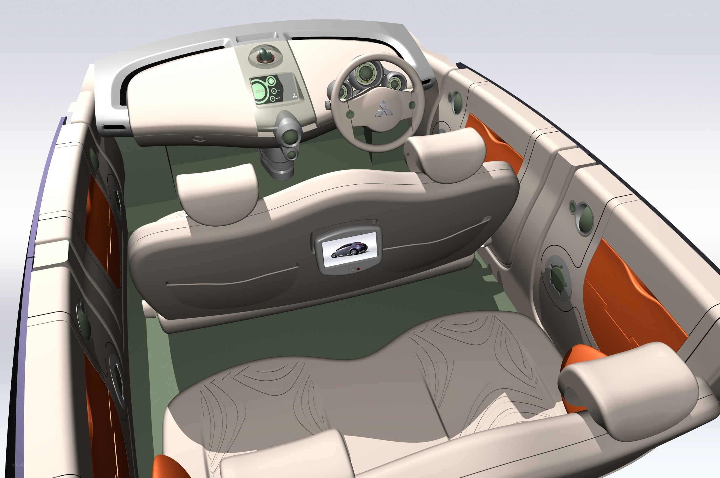 futuristic car interior design
