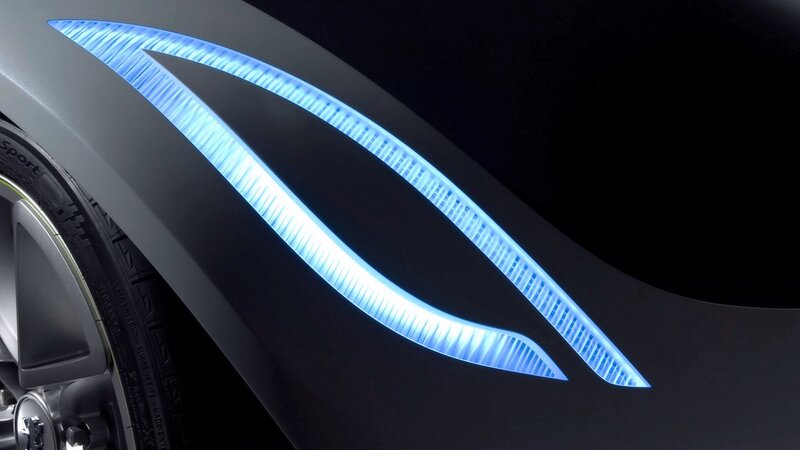 futuristic car light design