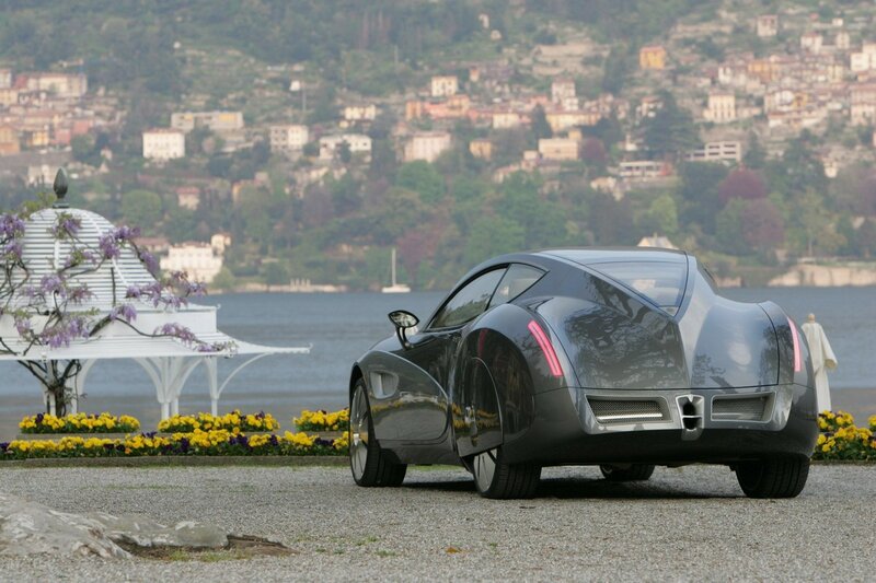 Futuristic Car on Gravel