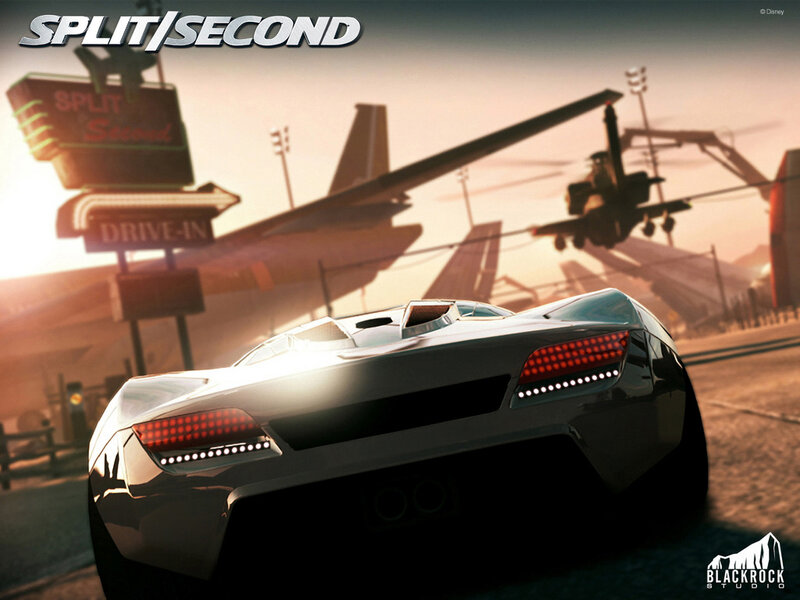Futuristic Car on Track