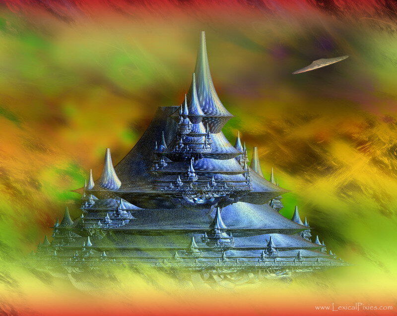 Futuristic Castle Structure