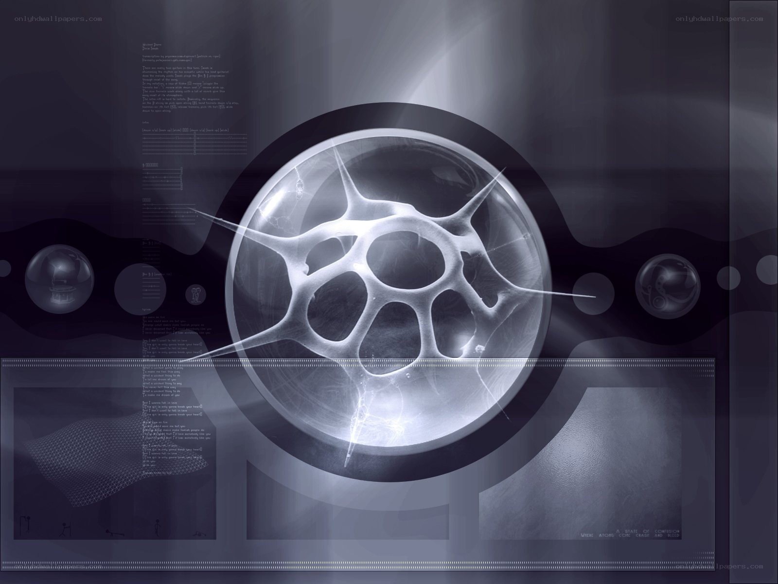 futuristic cellular structure